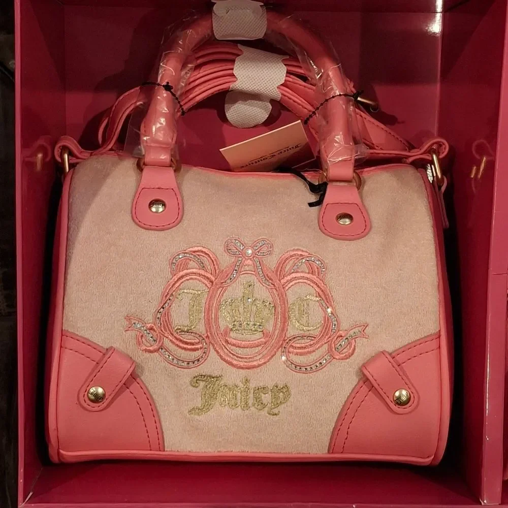 Juicy Couture Lovers Club 2 Piece Satchel Set NIB New